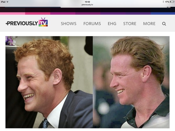 To think Prince Harry is a bit yummy!!
