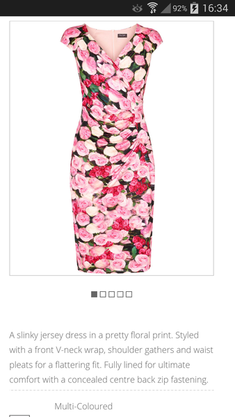 Please help a poor large grumpy person find a dress for a wedding of rich thin smiley people
