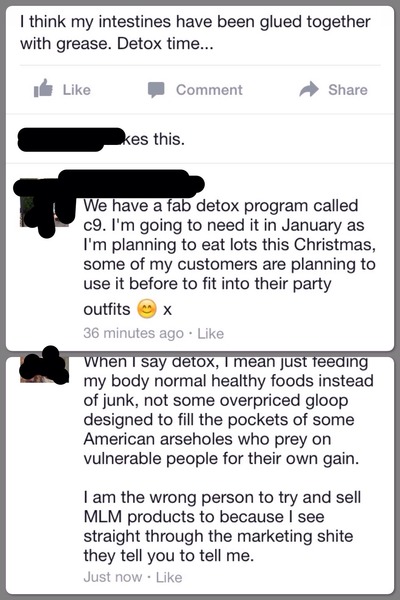 MLM-bot watch -  FL, Juice Plus, Younique etc