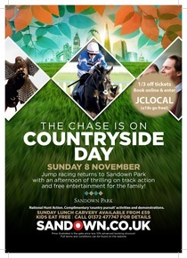 WIN family ticket to Countryside Raceday, Sandown Park Racecourse