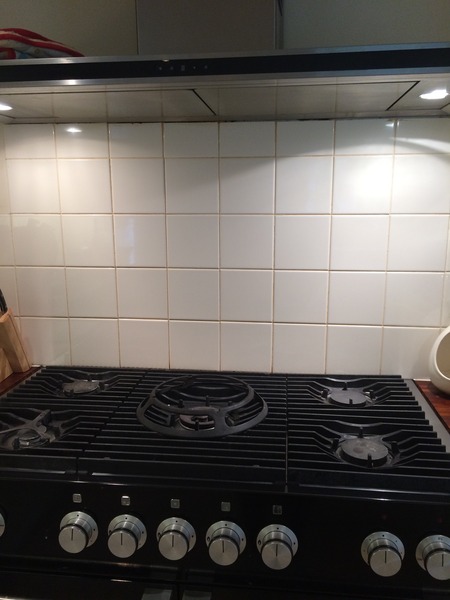 Changing the colour of kitchen tile grout