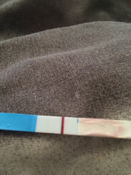 I am crazy or is this a very faint line ?