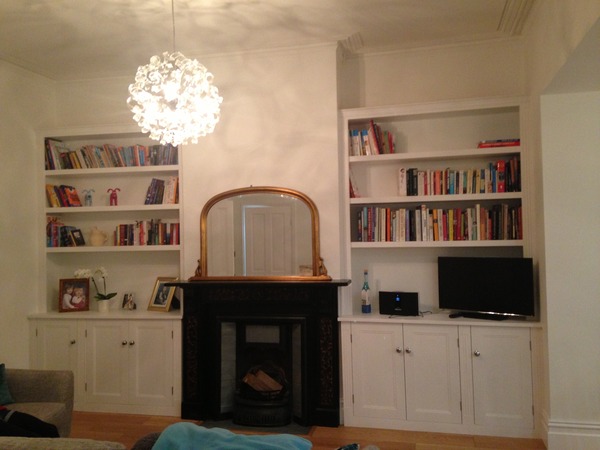 Built in furniture in alcoves