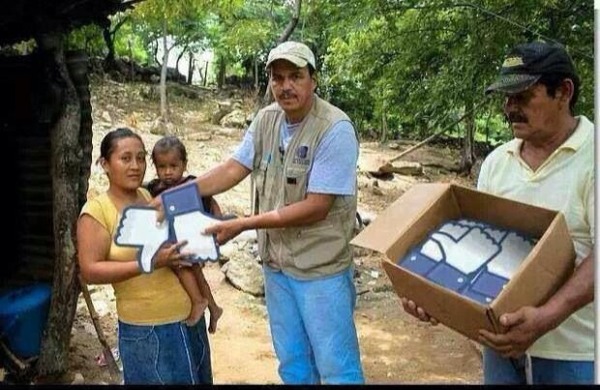 Pictures of migrant children on fb