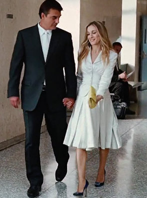 Knee length wedding dress, winter wedding - WHAT SHOES?