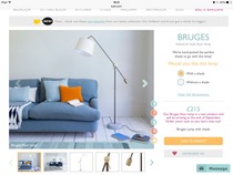 Starting a room from scratch, mid blue sofas