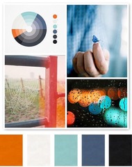 We promised to re-paint DD's room if she did a thorough tidy up, and now she wants it to be orange and blue.