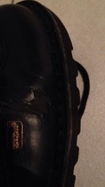 DD bought some Kickers & the surface is coming off - should it have lasted longer?