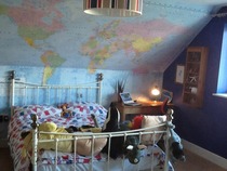 Have any of you painted a room dark blue?
