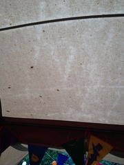 My tent is telling me something but I don't know ^what^.