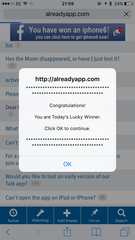 Dear MNHQ - has everyone 'won' an iPhone 6?