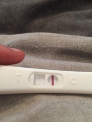 I am crazy or is this a very faint line ?