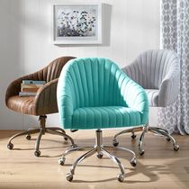 Help me find an armchair on wheels!