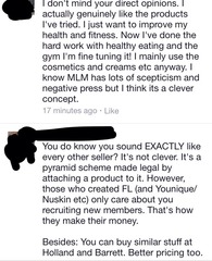MLM-bot watch -  FL, Juice Plus, Younique etc