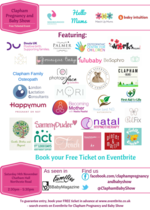 Clapham Pregnancy and Baby Show - Free Ticketed Event 14th of November