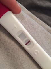 I am crazy or is this a very faint line ?