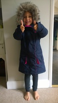 I need the ubiquitous warm, waterproof, bum-covering coat... For the DDs.