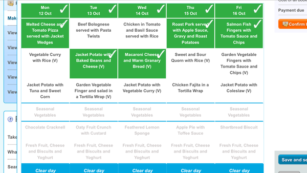 School Meals TERRIBLE, or am I being unreasonable?
