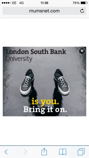 That bloody London South Bank advert