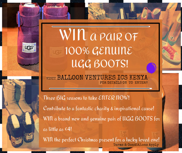 WIN A PAIR OF GENUINE GIRL'S UGG BOOTS- Facebook Fundraising Comp