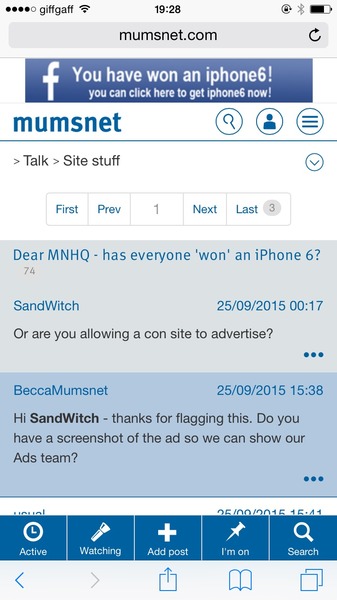 Dear MNHQ - has everyone 'won' an iPhone 6?