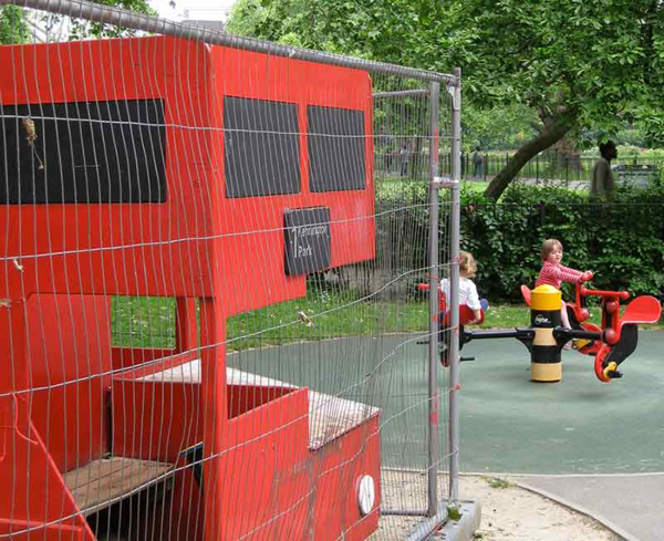 Can anyone help raise money towards a new bus for Kennington Park Playground?