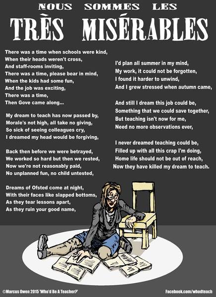 To wonder why so many teachers want to quit