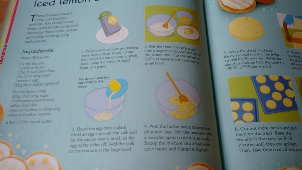 Usborne lemon biscuits