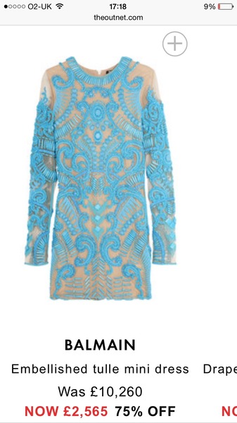 To think wearing a £2600 dress is vulgar?