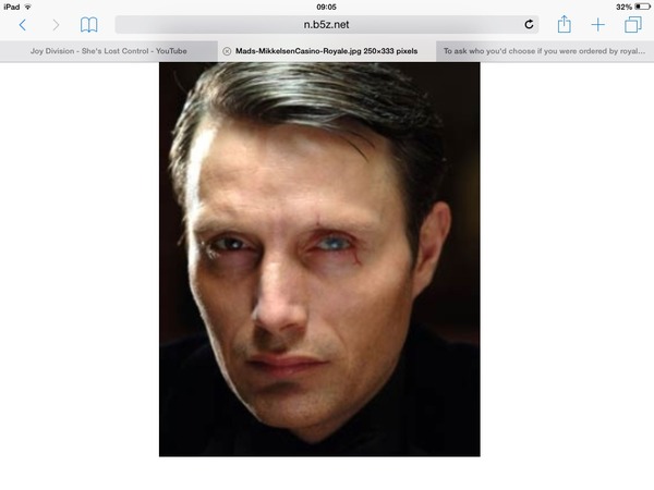 To ask who you'd choose if you were ordered by royal decree to have a torrid affair?