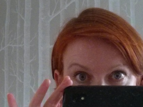 shit, shit, shit, my hair is Lucozade orange