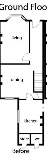 Help! Utility area or dining area next to kitchen???