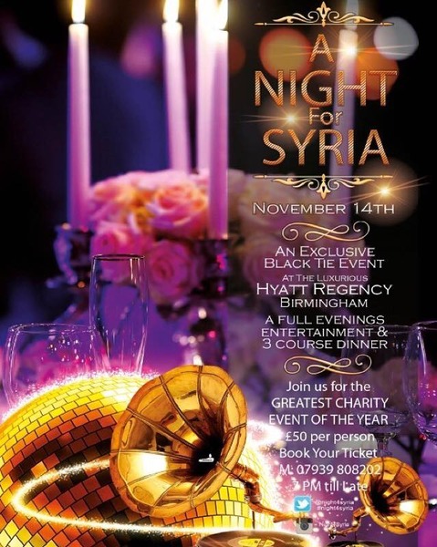 A Night for Syria Fundraising @ Hyatt Regency Birmingham