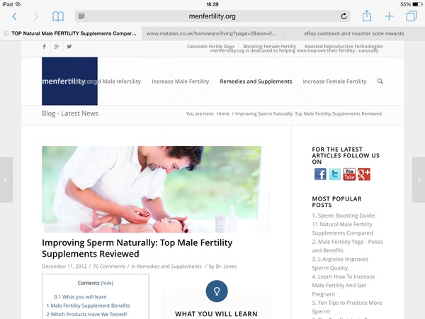 Am I the only one being sent to a male fertility website when I click to open a thread?