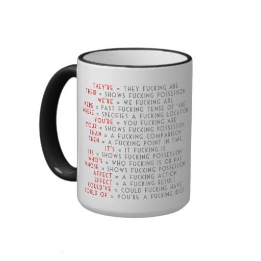 Misuse of words( light hearted)