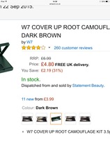 Hair roots camouflage powder kit.