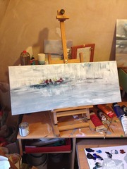 motivate me - acrylic paint on canvas