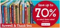 Closing Sale: UP to 70% off ALL Barefoot Books