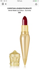Deep Red Lipstick