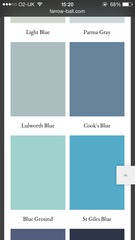 Wall colour suggestions to go with kitchen units.