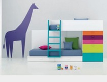 Staggered bunk beds- where do these exist!