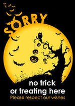 to really hate the idea of trick or treating and wonder why the fuck it's become a 'thing'?