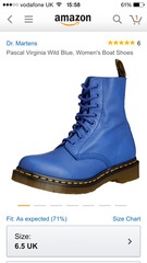 I am craving purple Dr Martens. Should I just consider it a hormonal episode and ride it out or embrace the need for clumpiness?