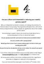 *Are you a Mum and interested in reducing your weekly grocery spend?*