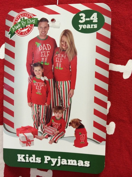Matching christmas pyjamas