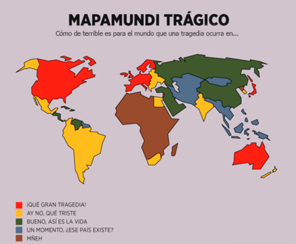 To think it's OK to be more affected by stuff closer to home?