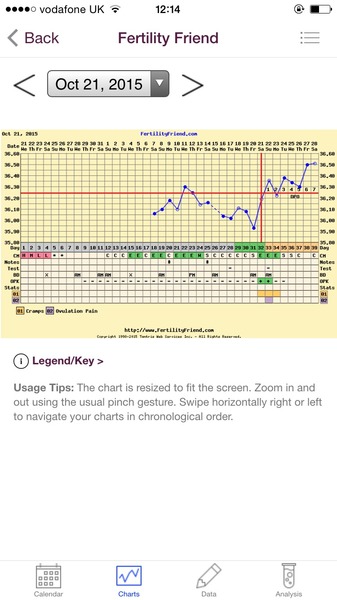 Any temping experts fancy having a look at my chart?