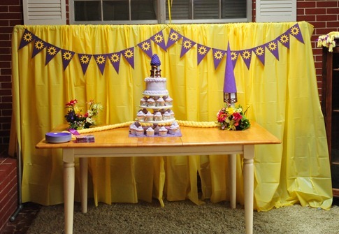 How can we decorate the walls of the Scout Hut to make it look good for a party?