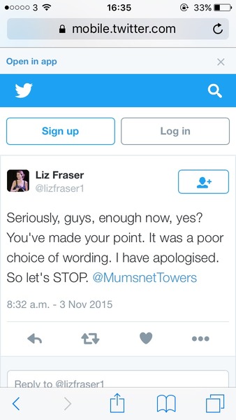 Use of child death as an analogy for sense of loss should be punishable by wearing a dimwit hat for ever more