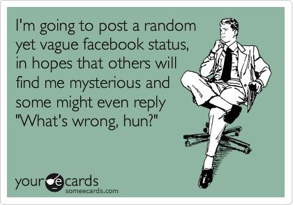 to think you lot have ruined me